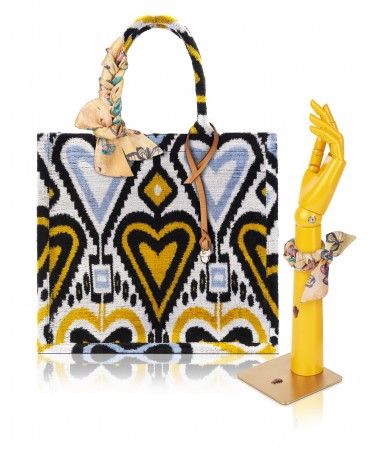 Шелковый (Бахмаль) тоут Grand (L) LUDUS FORTUNA! (Игра фортуны!) LUDUS FORTUNA!/L